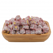 Çifte Kavrulmuş Fıstıklı Narlı Lokum (500 Gr)