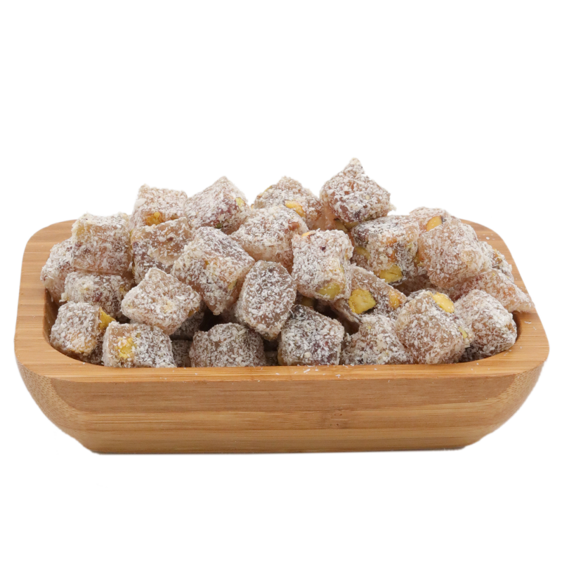 Çifte Kavrulmuş Fıstıklı Sade Lokum (1000 Gr)